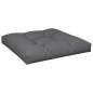 Preview: Palettenkissen Anthrazit 70x70x12 cm Stoff