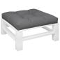 Preview: Palettenkissen Anthrazit 70x70x12 cm Stoff