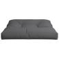 Preview: Palettenkissen Anthrazit 70x70x12 cm Stoff