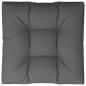 Preview: Palettenkissen Anthrazit 70x70x12 cm Stoff