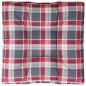 Preview: Palettenkissen Rot Karomuster 80x80x12 cm Stoff