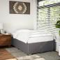 Preview: ARDEBO.de - Bettgestell Grau 120x200 cm Kunstleder