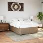 Preview: ARDEBO.de - Bettgestell Cappuccino-Braun 140x200 cm Kunstleder
