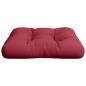 Preview: Palettenkissen Weinrot 50x50x12 cm Stoff