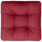 Preview: Palettenkissen Weinrot 50x50x12 cm Stoff