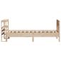 Preview: Massivholzbett ohne Matratze 75x190 cm Kiefernholz