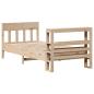 Preview: Massivholzbett ohne Matratze 75x190 cm Kiefernholz