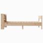 Preview: Massivholzbett ohne Matratze 75x190 cm Kiefernholz