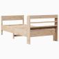 Preview: Massivholzbett ohne Matratze 75x190 cm Kiefernholz