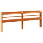 Preview: Massivholzbett ohne Matratze Wachsbraun 135x190 cm Kiefernholz