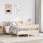 Preview: ARDEBO.de - Massivholzbett ohne Matratze 150x200 cm Kiefernholz