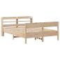 Preview: Massivholzbett ohne Matratze 150x200 cm Kiefernholz