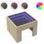 Preview: Nachttisch mit Infinity-LED Sonoma-Eiche 40x40x30 cm