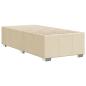 Preview: Bettgestell ohne Matratze Creme 80x200 cm Stoff
