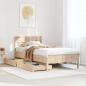 Preview: ARDEBO.de - Massivholzbett ohne Matratze 75x190 cm Kiefernholz