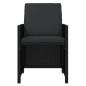 Preview: 17-tlg. Garten-Essgruppe mit Kissen Schwarz Poly Rattan