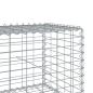 Preview: Gabione mit Deckel 100x100x50 cm Verzinktes Eisen