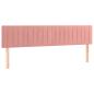Preview: Bettgestell ohne Matratze Rosa 120x190 cm Samt