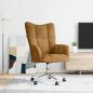 Preview: ARDEBO.de - Relaxsessel Braun Samt