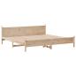 Preview: Massivholzbett ohne Matratze 180x200 Kiefernholz
