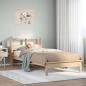 Preview: ARDEBO.de - Massivholzbett mit Regal ohne Matratze 100x200 cm Kiefer