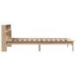 Preview: Massivholzbett mit Regal ohne Matratze 100x200 cm Kiefer