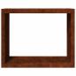 Preview: Brennholzregal 100x40x80 cm Wetterfester Stahl