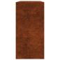 Preview: Brennholzregal 100x40x80 cm Wetterfester Stahl