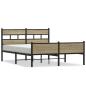 Preview: Bettgestell ohne Matratze Sonoma-Eiche 140x200 cm Holzwerkstoff