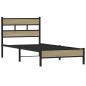 Preview: Bettgestell ohne Matratze Sonoma-Eiche 90x200 cm Holzwerkstoff