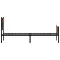 Preview: Bettgestell ohne Matratze Braun Eiche 90x200 cm Holzwerkstoff