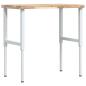Preview: Werkbank 100x60x(73-99,5) cm Massivholz Akazie Rechteckig