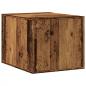 Preview: Katzenklo Altholz-Optik 47x59x42 cm Holzwerkstoff