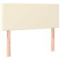 Preview: Boxspringbett mit Matratze Creme 80x200 cm Kunstleder
