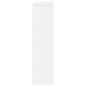 Preview: B?cherregal Wei? 100x33x125,5 cm Holzwerkstoff