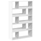 Preview: B?cherregal Wei? 100x33x156,5 cm Holzwerkstoff