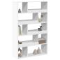 Preview: B?cherregal Wei? 100x33x156,5 cm Holzwerkstoff