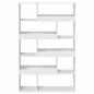 Preview: B?cherregal Wei? 100x33x156,5 cm Holzwerkstoff
