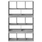 Preview: Raumteiler Grau Sonoma 100x33x156,5 cm Holzwerkstoff