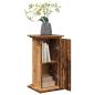 Preview: Postament mit Stauraum Altholz-Optik 31x30x60 cm Holzwerkstoff
