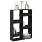 Preview: ARDEBO.de - B?cherregal Schwarz 100x33x135 cm Holzwerkstoff