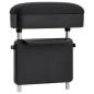 Preview: ARDEBO.de - Auto-Armlehne Universal Schwarz 23x8x(30-38) cm ABS