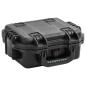 Preview: ARDEBO.de - Koffer für Flugreise Tragbar Schwarz 30x24,5x12,5 cm PP