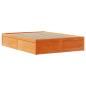 Preview: Massivholzbett ohne Matratze Wachsbraun 140x190 cm Kiefernholz