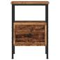 Preview: Nachttisch Altholz-Optik 34x36x50 cm Holzwerkstoff