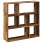 Preview: Raumteiler-Bücherregal Altholz-Optik 102x29x103,5 cm