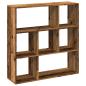 Preview: Raumteiler-Bücherregal Altholz-Optik 102x29x103,5 cm