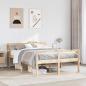 Preview: ARDEBO.de - Seniorenbett mit Kopfteil ohne Matratze 160x200 cm