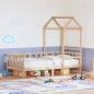 Preview: ARDEBO.de - Tagesbett mit Dach 80x200 cm Massivholz Kiefer