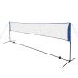 Preview: Badmintonnetz-Set mit Federbällen 500 x 155 cm